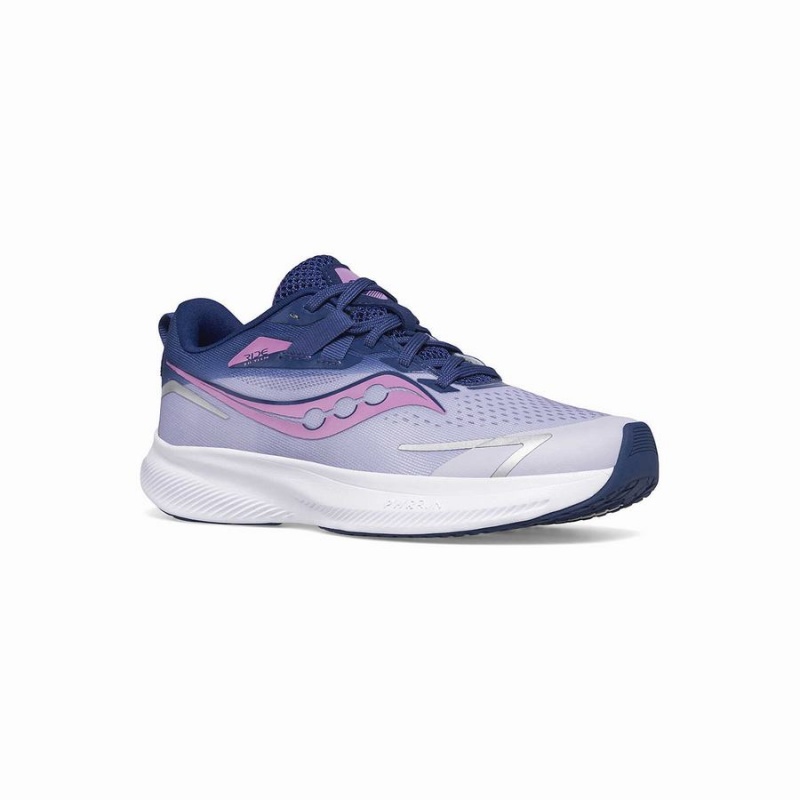 Saucony Ride 15 Sneaker Lasten Juoksukengät Violetit Indigo | Suomi S21768-C21