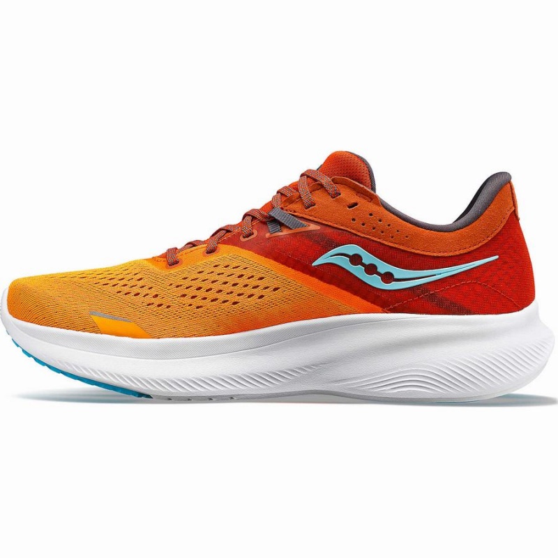 Saucony Ride 16 Leveät Miesten Juoksukengät Keltainen Oranssi | Suomi S03247-L91