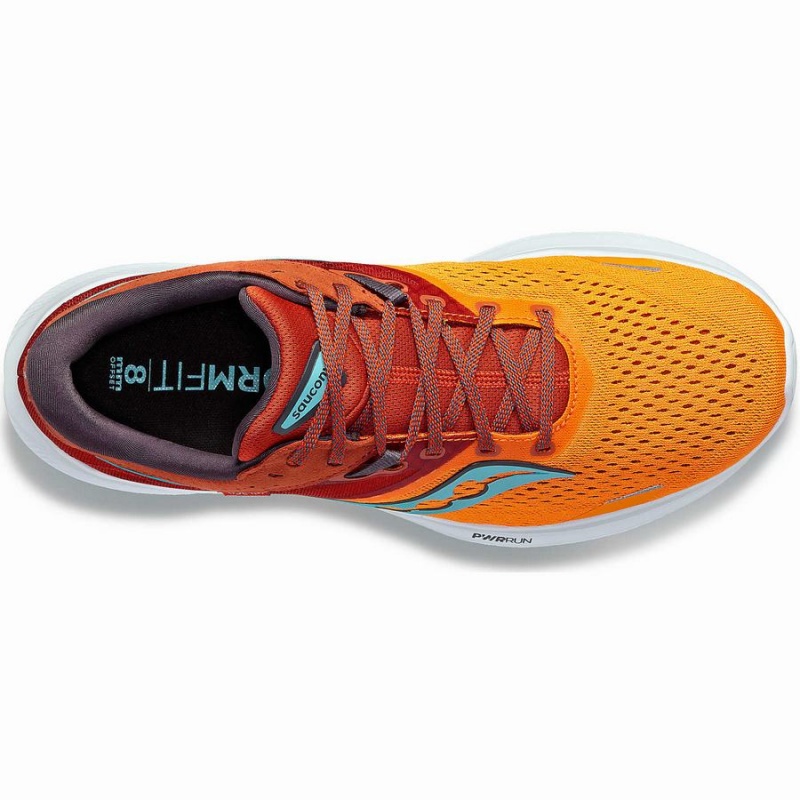 Saucony Ride 16 Leveät Miesten Juoksukengät Keltainen Oranssi | Suomi S03247-L91