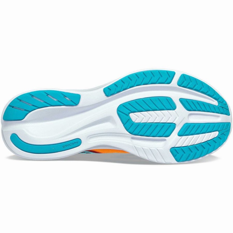 Saucony Ride 16 Leveät Miesten Juoksukengät Keltainen Oranssi | Suomi S03247-L91