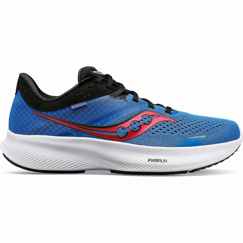 Saucony Ride 16 Leveät Miesten Juoksukengät Sininen Mustat | Suomi S18765-W17