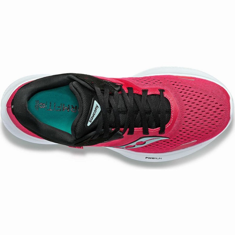 Saucony Ride 16 Naisten Juoksukengät Pinkki Mustat | Suomi S50961-N91