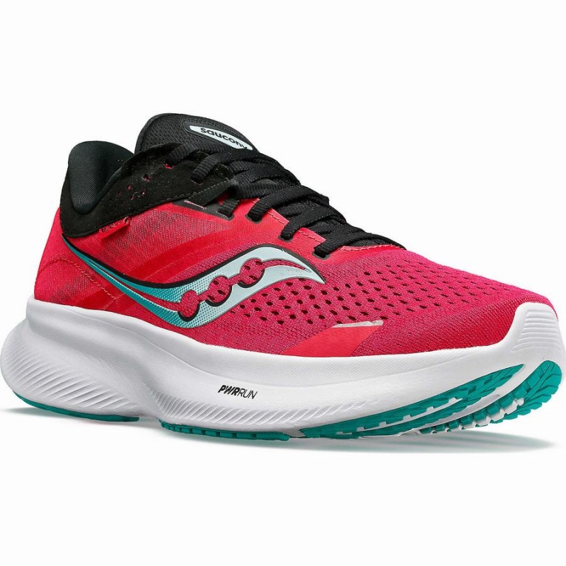 Saucony Ride 16 Naisten Juoksukengät Pinkki Mustat | Suomi S50961-N91