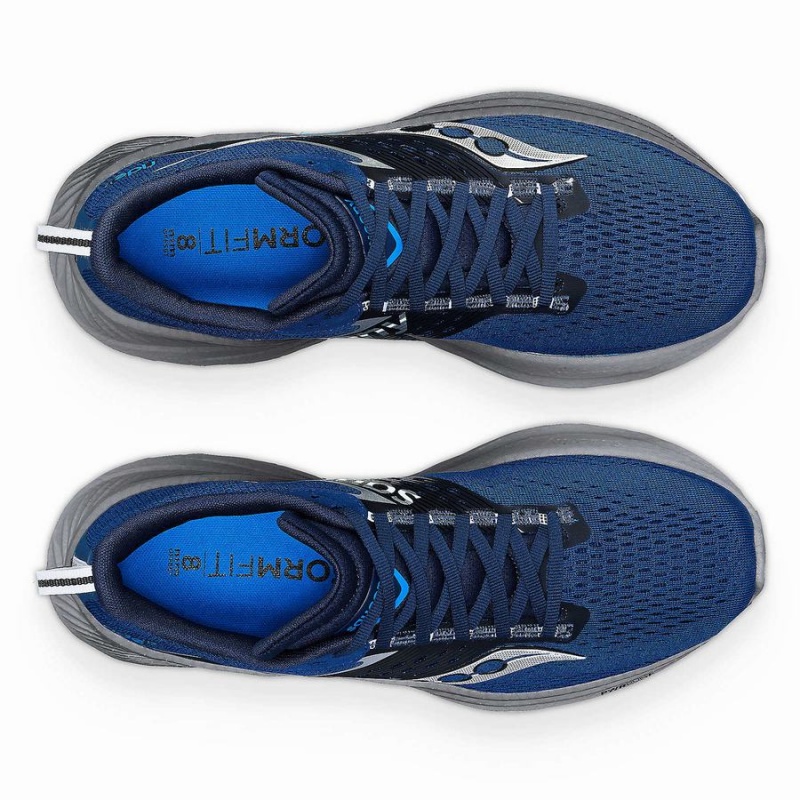 Saucony Ride 17 Leveät Miesten Juoksukengät Hopea | Suomi S62108-R92