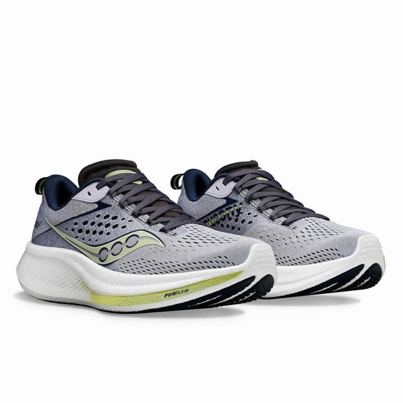 Saucony Ride 17 Leveät Naisten Juoksukengät Laivastonsininen | Suomi S12963-X84