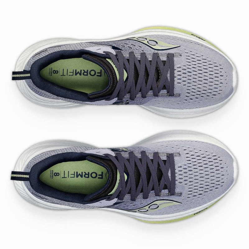 Saucony Ride 17 Leveät Naisten Juoksukengät Laivastonsininen | Suomi S12963-X84