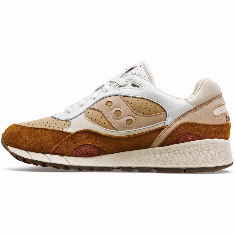 Saucony Shadow 6000 Cappuccino Miesten Tennarit Valkoinen Ruskea | Suomi S49037-J69