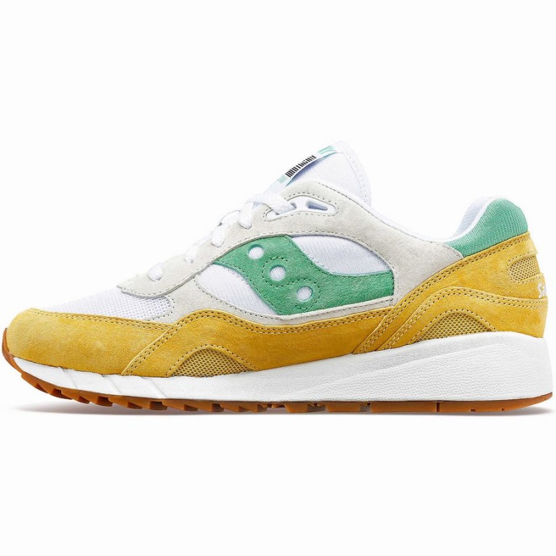 Saucony Shadow 6000 Miesten Tennarit Valkoinen Keltainen Vihreä | Suomi S59764-N17