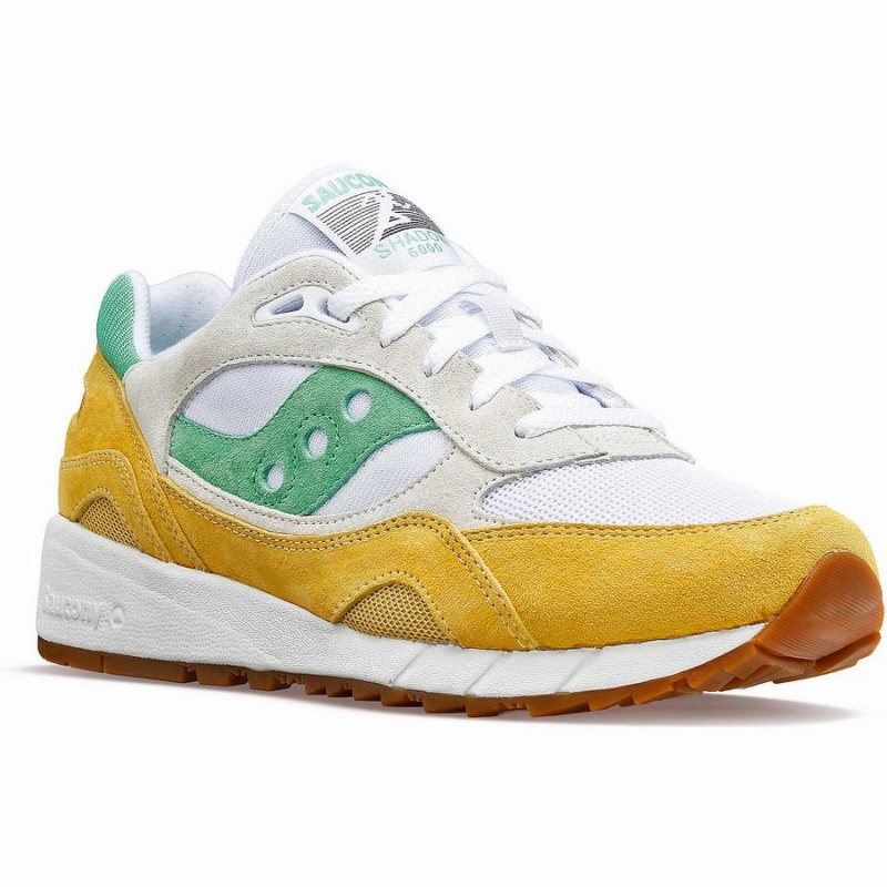 Saucony Shadow 6000 Miesten Tennarit Valkoinen Keltainen Vihreä | Suomi S59764-N17