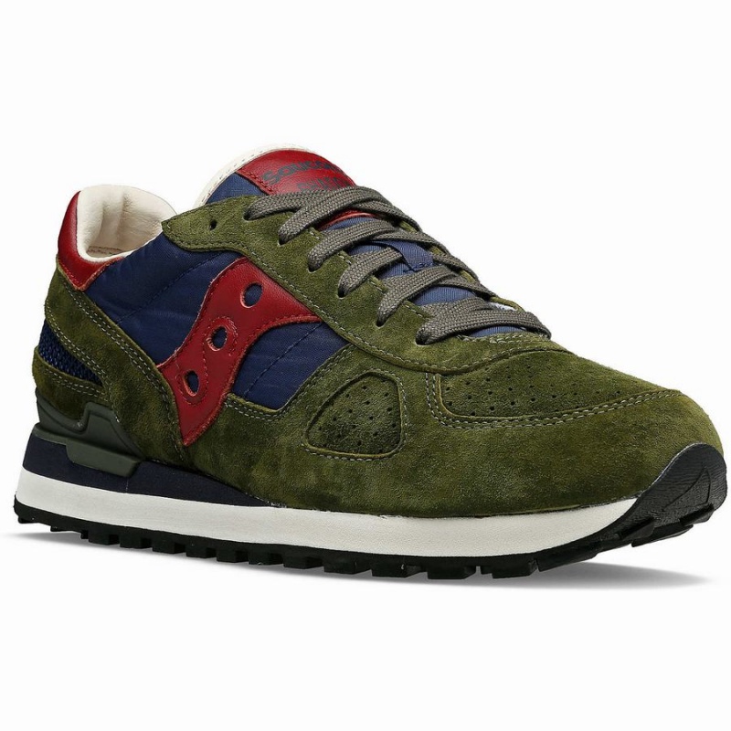 Saucony Shadow Original Premium Miesten Tennarit Oliivinvihreä Laivastonsininen | Suomi S29486-A67