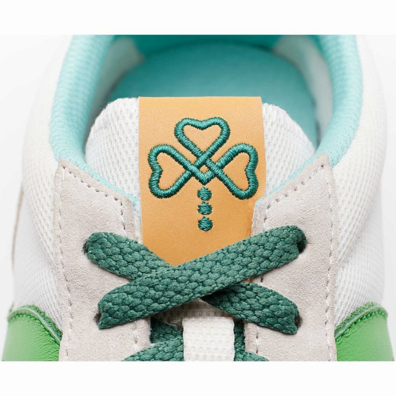 Saucony Shamrock Jazz 81 Miesten Tennarit Valkoinen Vihreä | Suomi S91054-H12