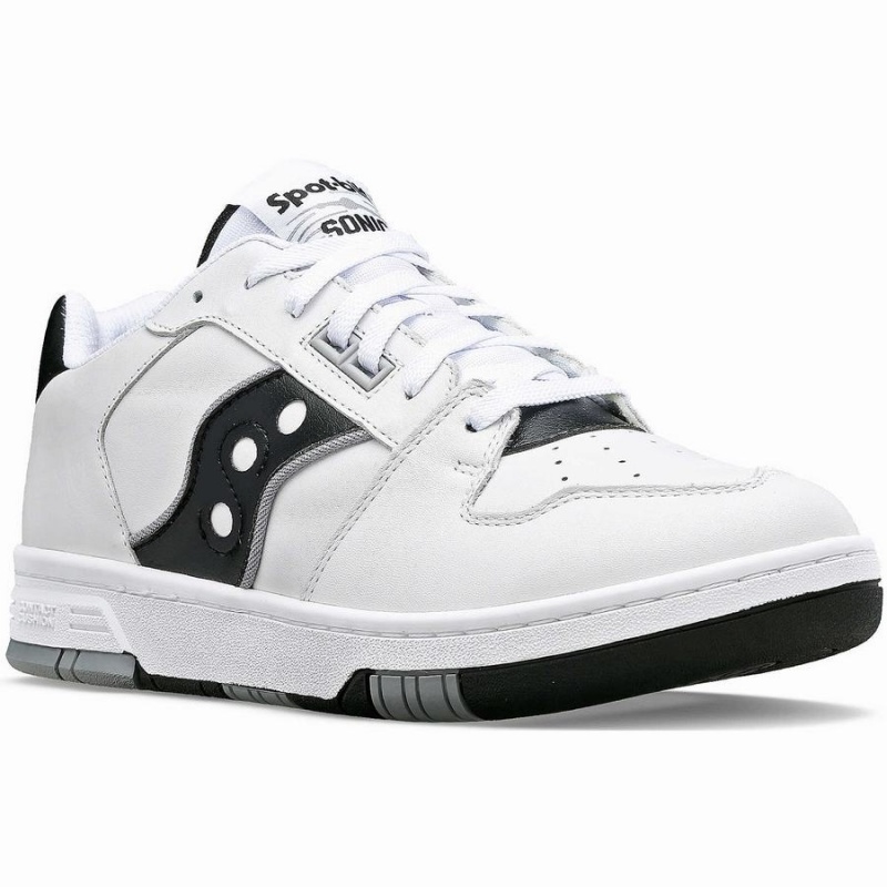 Saucony Spot-Bilt™ Sonic Low Miesten Tennarit Valkoinen Mustat | Suomi S73502-Z49