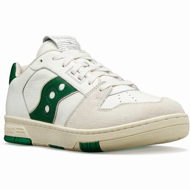 Saucony Spot-Bilt™ Sonic Low Premium Miesten Tennarit Beige Vihreä | Suomi S10467-W12