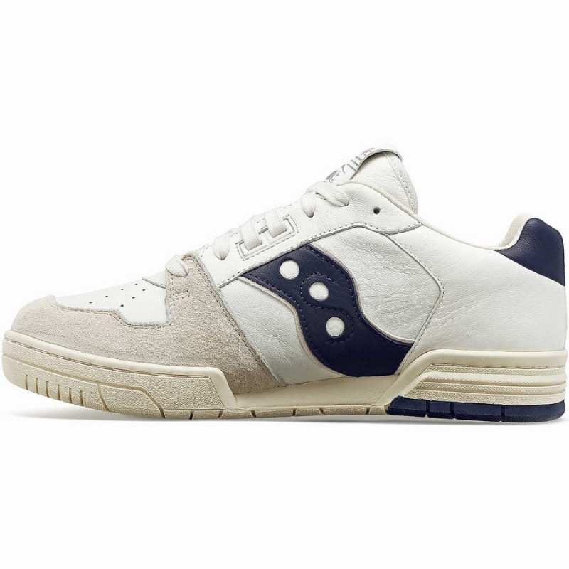 Saucony Spot-Bilt™ Sonic Low Premium Miesten Tennarit Beige Sininen | Suomi S69201-E40