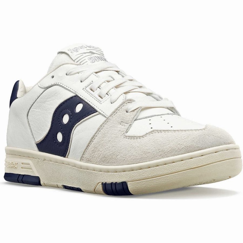 Saucony Spot-Bilt™ Sonic Low Premium Miesten Tennarit Beige Sininen | Suomi S69201-E40