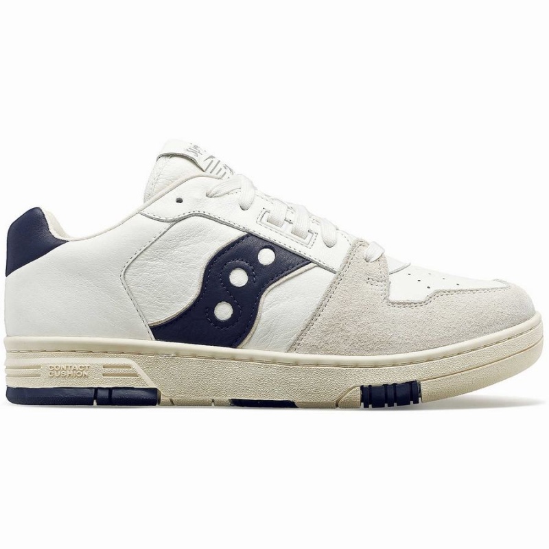 Saucony Spot-Bilt™ Sonic Low Premium Miesten Tennarit Beige Sininen | Suomi S69201-E40