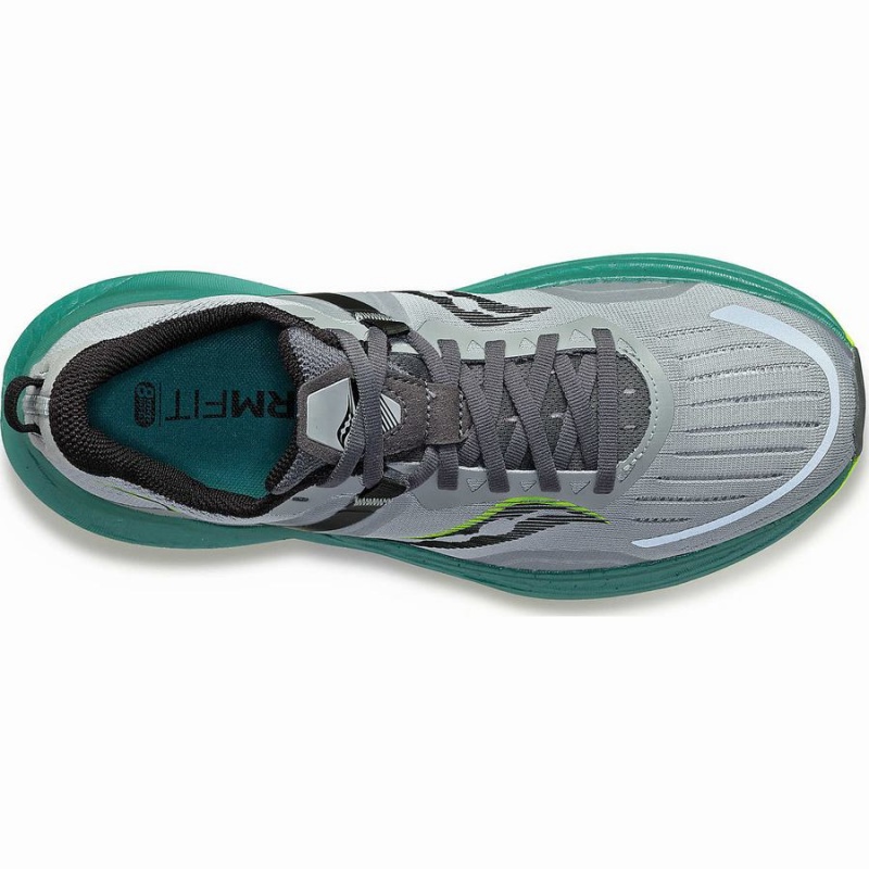 Saucony Tempus Leveät Miesten Juoksukengät Harmaat Vihreä | Suomi S34109-C10