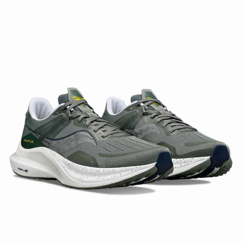 Saucony Tempus Miesten Juoksukengät Khaki Valkoinen | Suomi S15364-U81