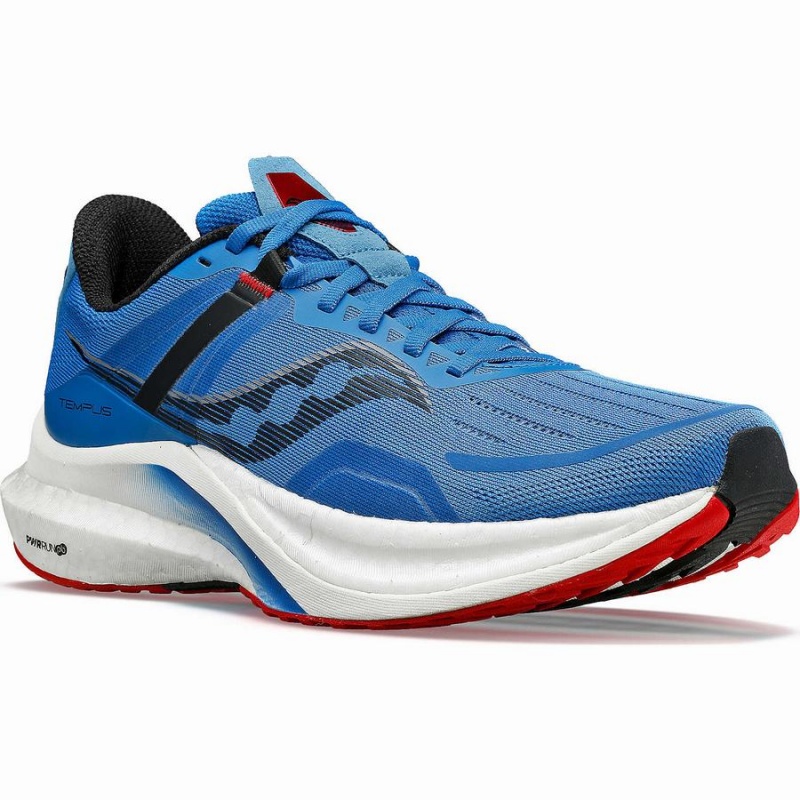 Saucony Tempus Miesten Juoksukengät Sininen Punainen | Suomi S48032-V48