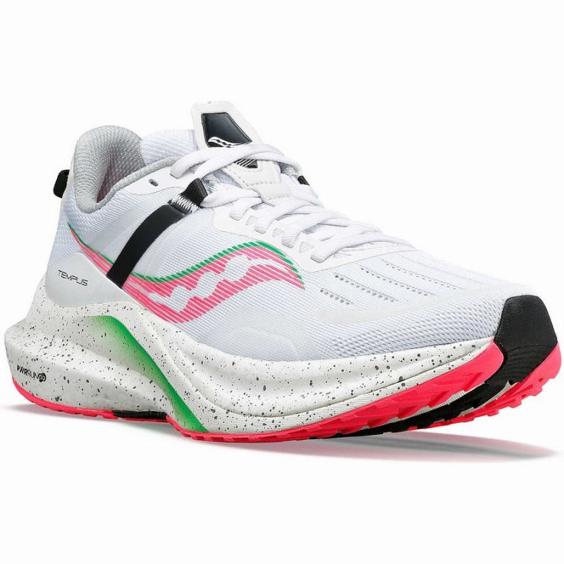 Saucony Tempus Naisten Juoksukengät Valkoinen Pinkki | Suomi S80693-W74