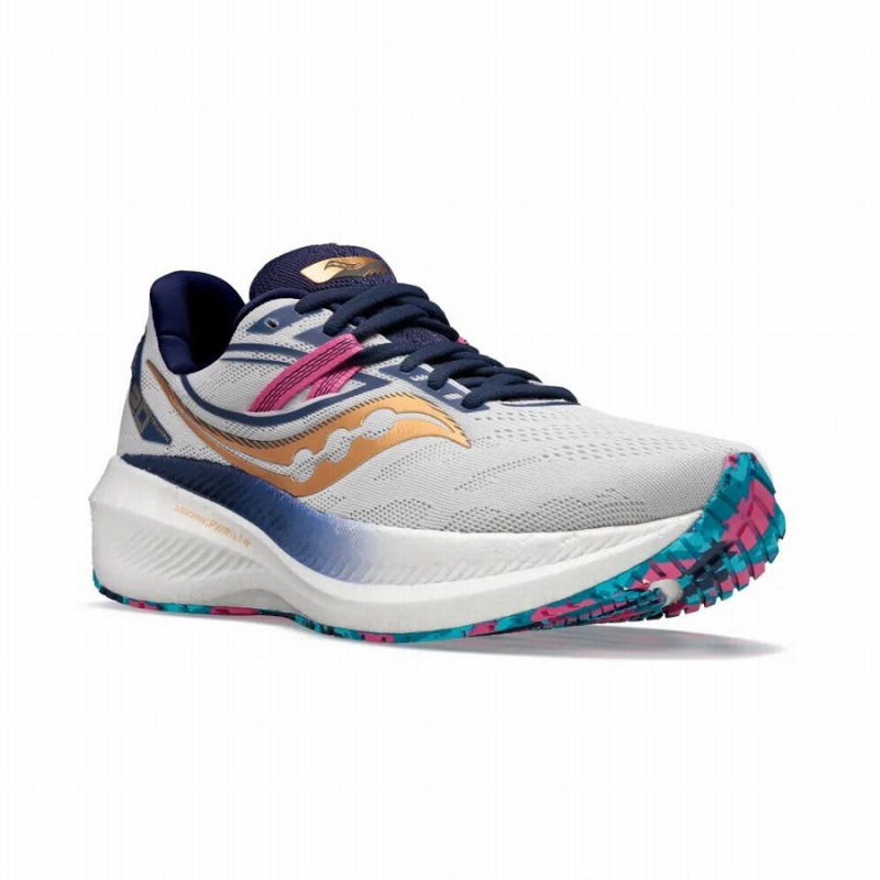 Saucony Triumph 20 Miesten Juoksukengät Harmaat Kultaiset | Suomi S81350-Q39