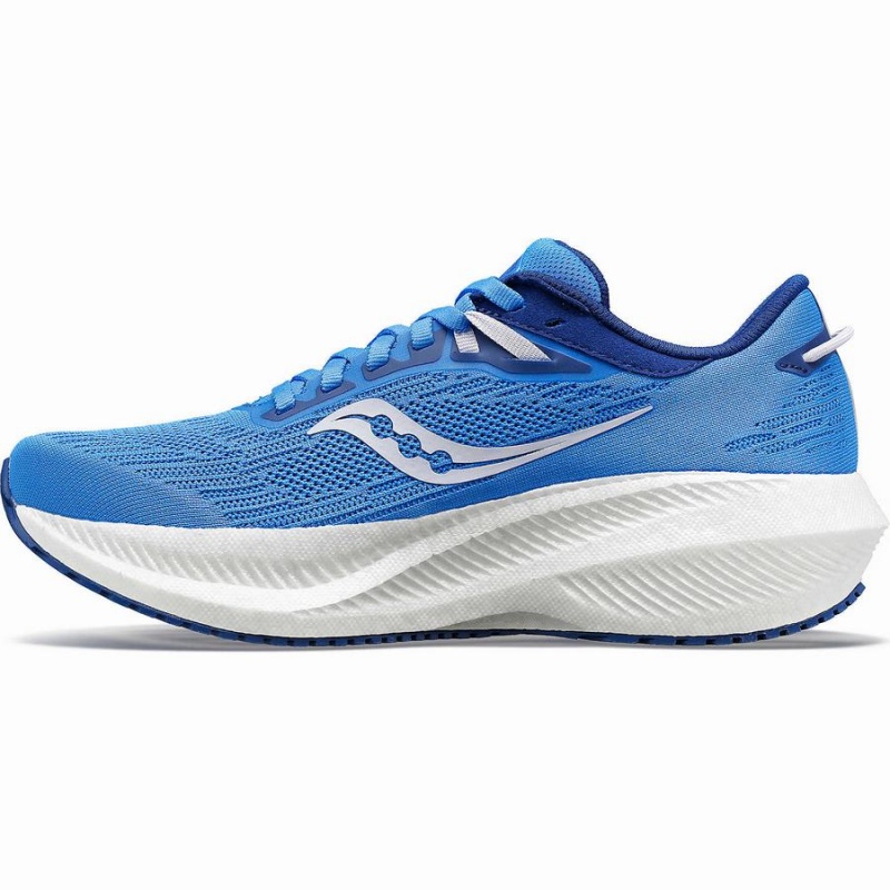 Saucony Triumph 21 Leveät Naisten Juoksukengät Sininen | Suomi S21376-G40