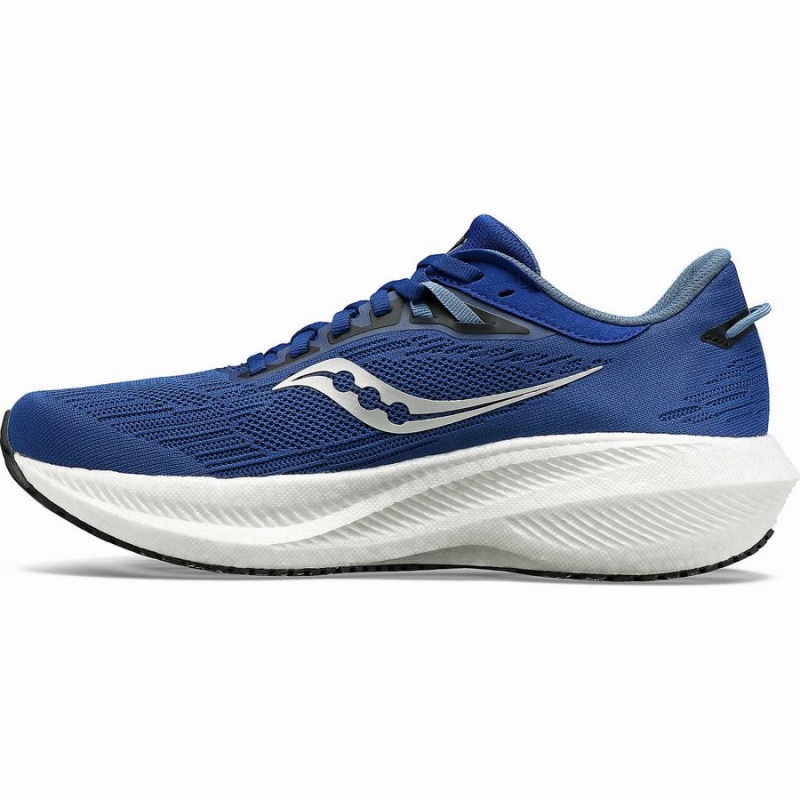 Saucony Triumph 21 Miesten Juoksukengät Indigo Mustat | Suomi S35427-H06