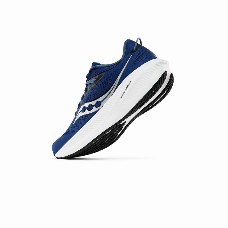 Saucony Triumph 21 Miesten Juoksukengät Indigo Mustat | Suomi S35427-H06