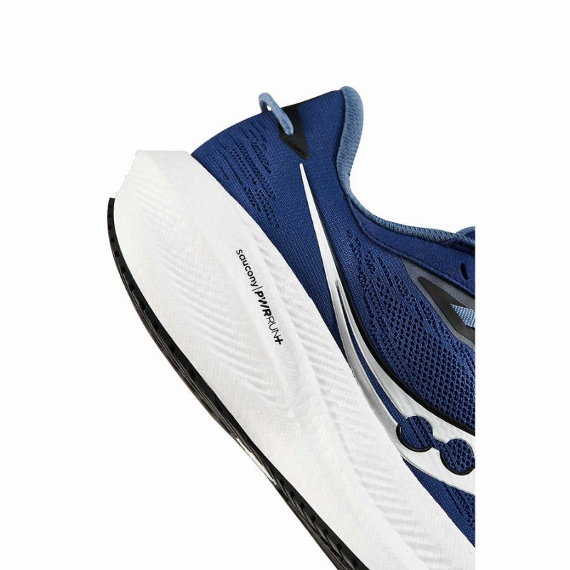 Saucony Triumph 21 Miesten Juoksukengät Indigo Mustat | Suomi S35427-H06