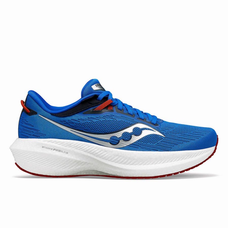 Saucony Triumph 21 Miesten Juoksukengät Syvä Sininen Hopea | Suomi S04859-D48