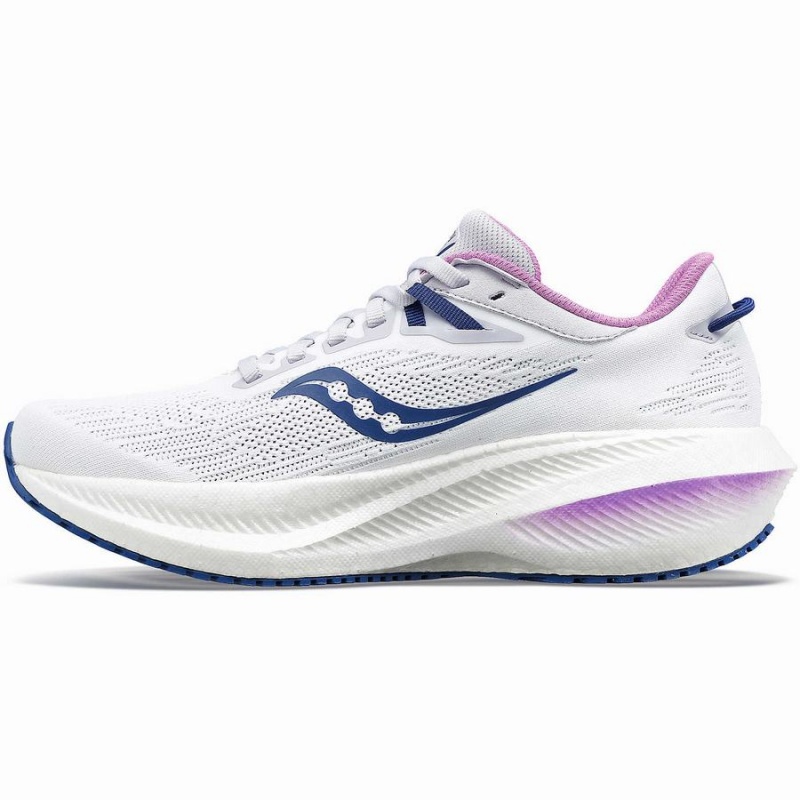 Saucony Triumph 21 Naisten Juoksukengät Valkoinen Indigo | Suomi S96320-U08