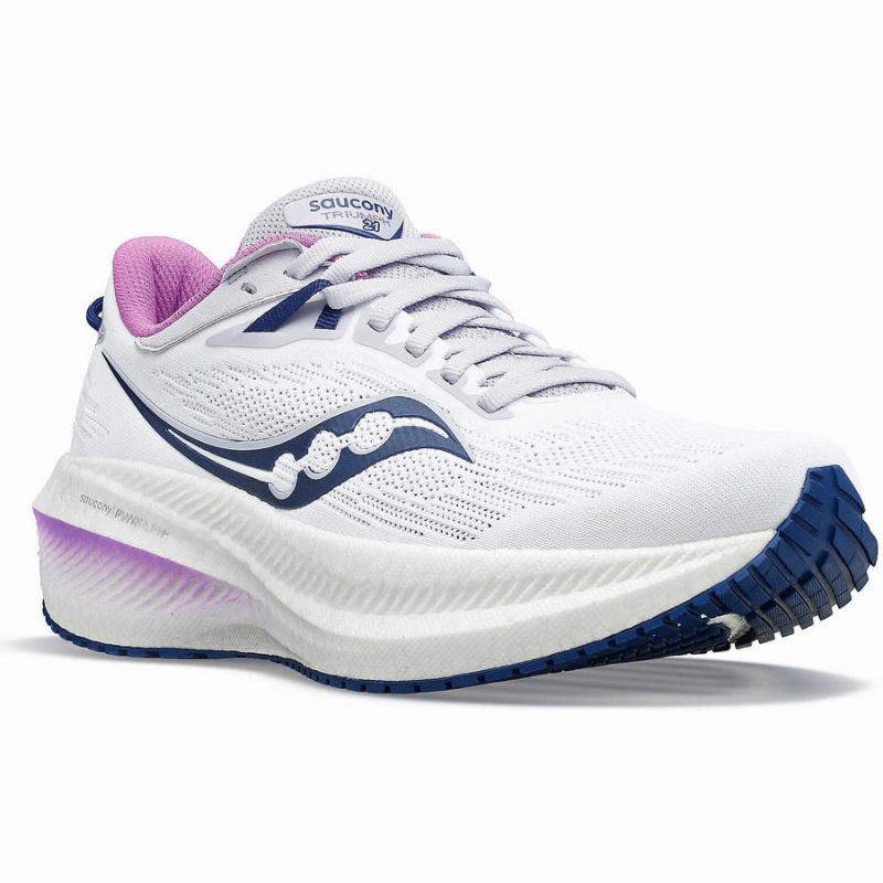 Saucony Triumph 21 Naisten Juoksukengät Valkoinen Indigo | Suomi S96320-U08