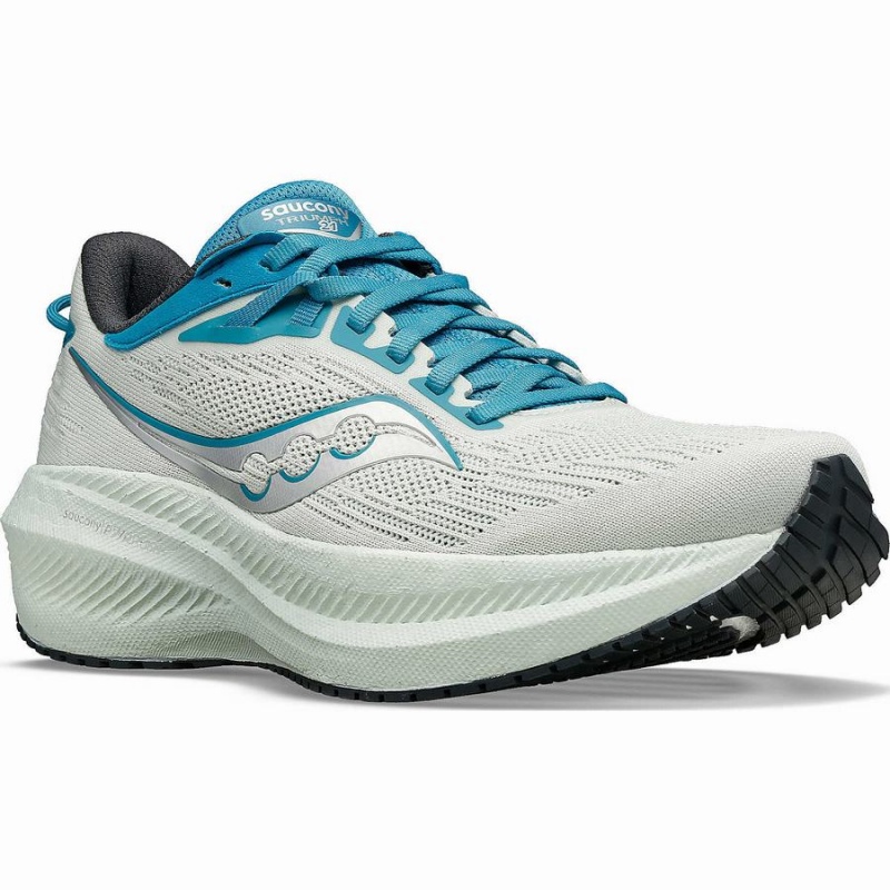 Saucony Triumph 21 Naisten Juoksukengät Valkoinen Sininen | Suomi S90362-X56