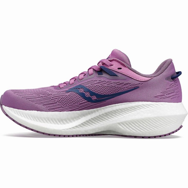 Saucony Triumph 21 Naisten Juoksukengät Violetit Indigo | Suomi S51046-G65