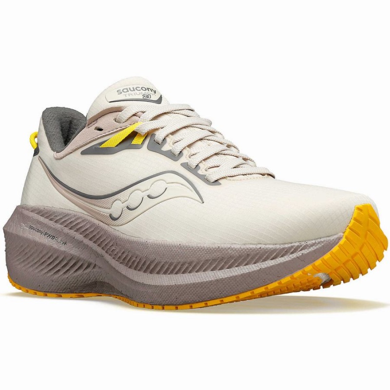 Saucony Triumph 21 RUNSHIELD Naisten Juoksukengät Beige | Suomi S09284-V85