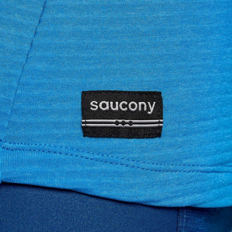 Saucony Triumph 3D Crew Naisten T Paidat Sininen | Suomi S56820-J46