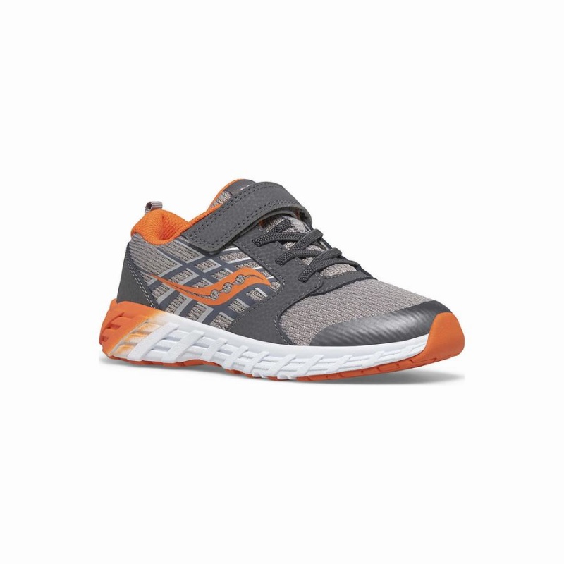 Saucony Tuuli 2.0 A/C Sneaker Lasten Juoksukengät Harmaat Oranssi | Suomi S01753-N58