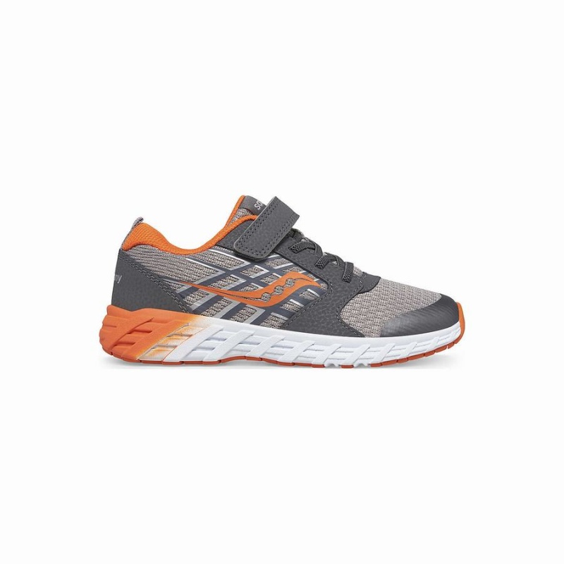 Saucony Tuuli 2.0 A/C Sneaker Lasten Juoksukengät Harmaat Oranssi | Suomi S01753-N58