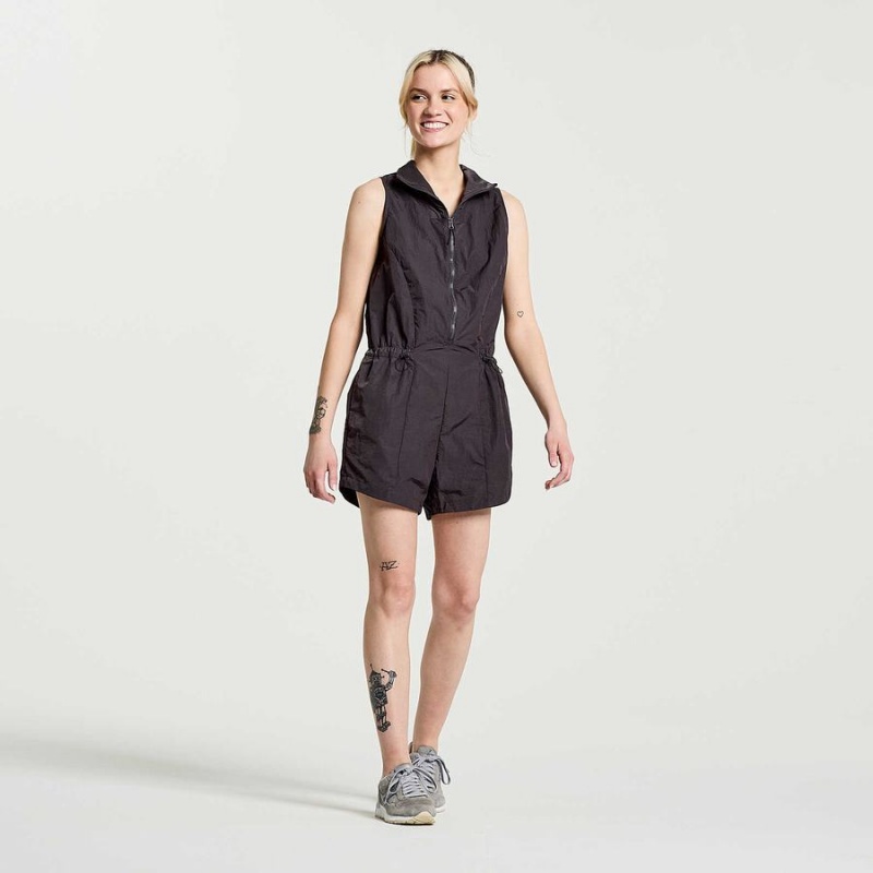 Saucony Unwind Romper Naisten Jumpsuit Basalt | Suomi S18503-L59